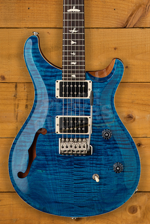PRS CE24 Semi-Hollow - Blue Matteo - Peach Guitars