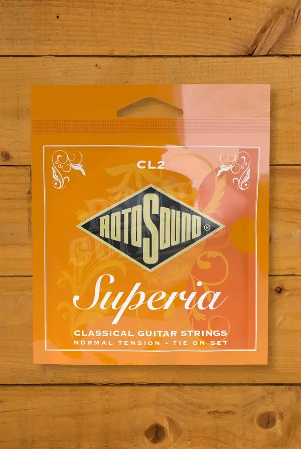 Rotosound CL2 Superia - Silver Copper & Nylon Classical Guitar Strings - Normal Tension - 28-45