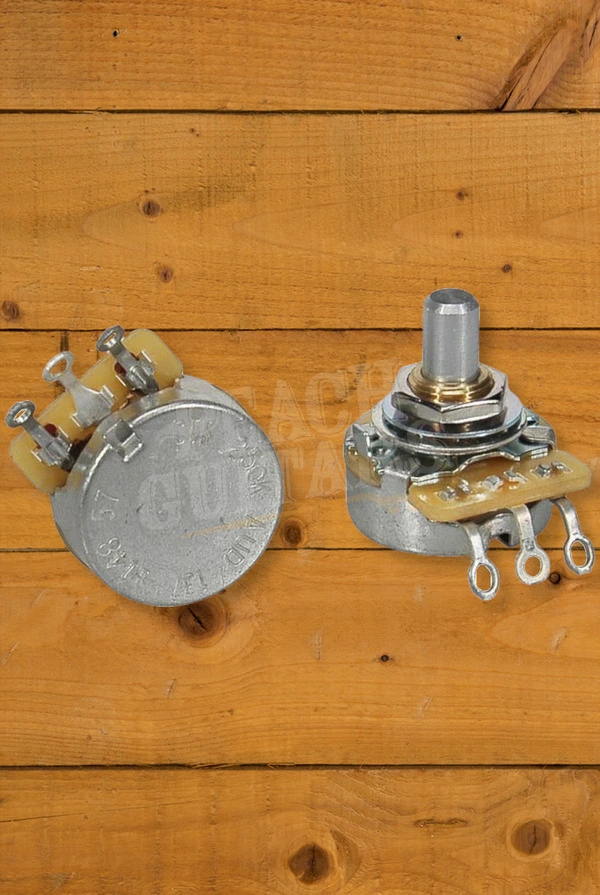 CTS 250K Audio Taper Solid Shaft Short Pot - 3/8" Diameter