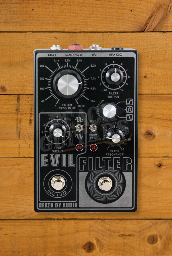 Death By Audio Evil Filter | Psycho HP/BP/LP Filter w/Switchable Fuzz