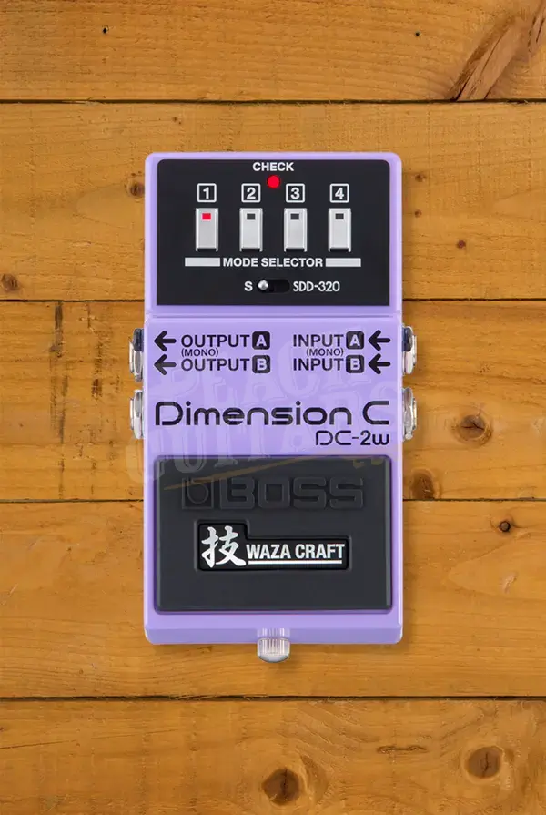 BOSS DC-2w Waza Craft Guitar & Bass Stereo Dimension C Pedal