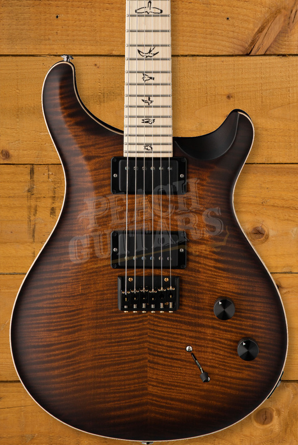 PRS Dustie Waring CE 24 Hardtail Limited Edition - Burnt Amber Smokeburst