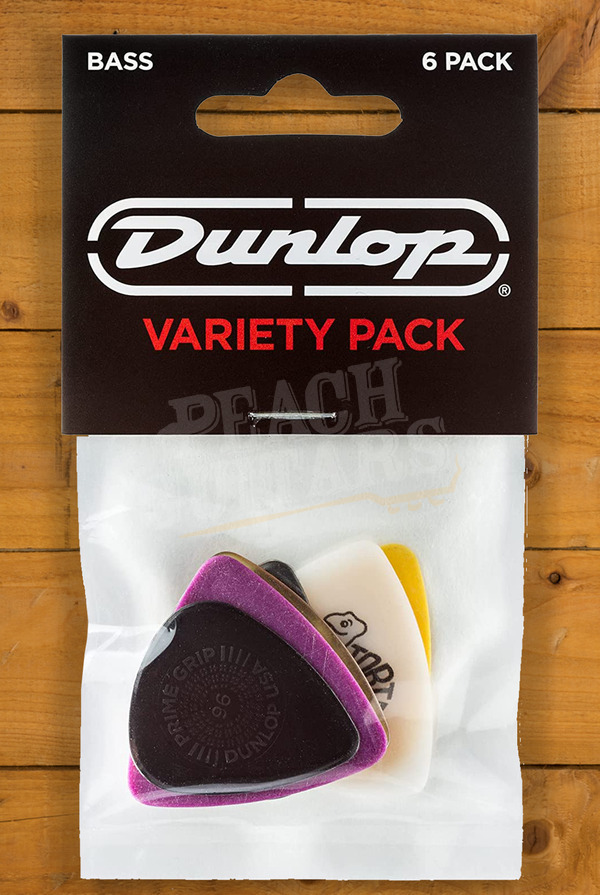 Dunlop Picks - Variety - Bass Picks - Player Pack 6