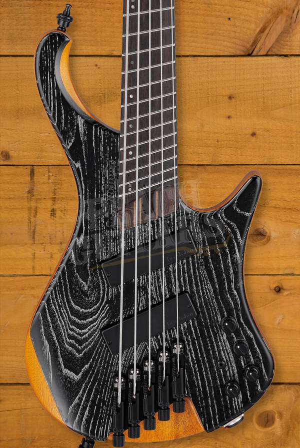 Ibanez EHB Workshop Basses | EHB1135MS - 5-String - Silver Wave Black Low Gloss