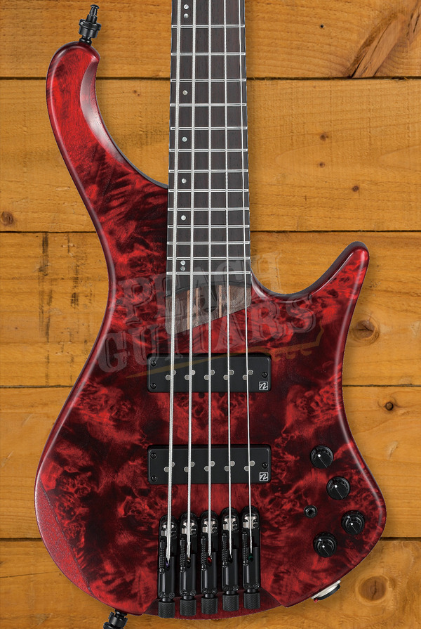 Ibanez EHB Workshop Basses | EHB1505 - 5-String - Stained Wine Red Low Gloss