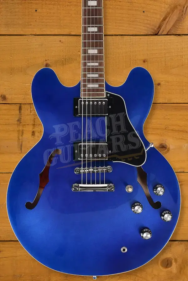 Epiphone ES-335 Block Candy Blue (Incl. Premium Gig Bag)