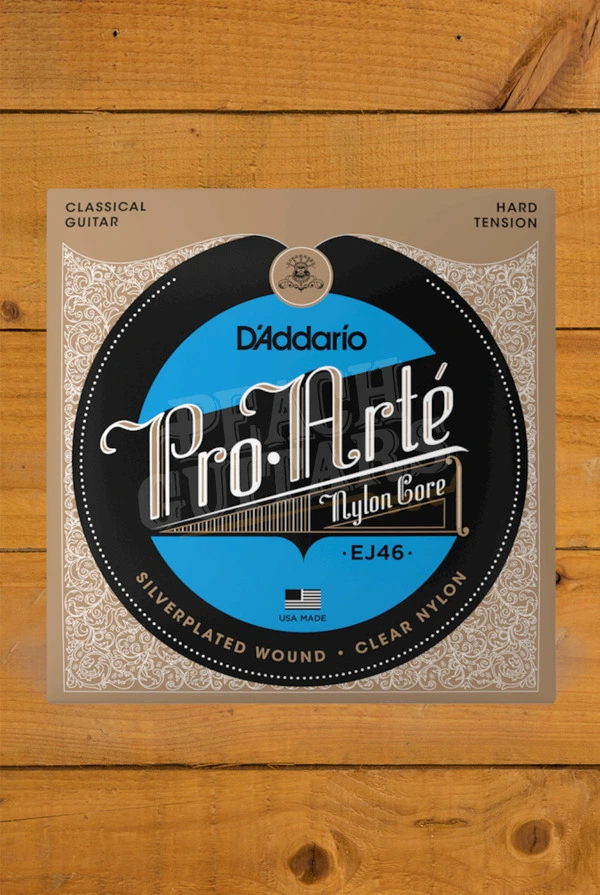 D'Addario EJ46 Nylon Classical Guitar Strings - Hard Tension
