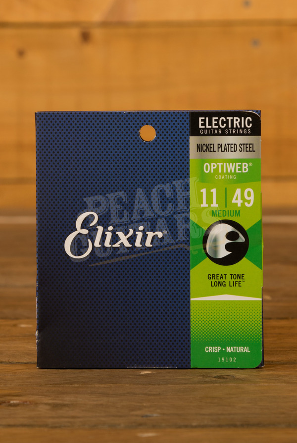 Elixir Electric Optiweb Strings - 11-49 (Medium)