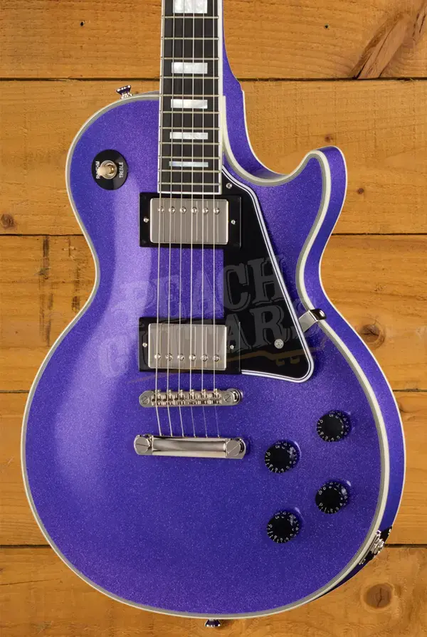 Epiphone Inspired By Gibson Custom Les Paul Custom - Amethyst Sparkle
