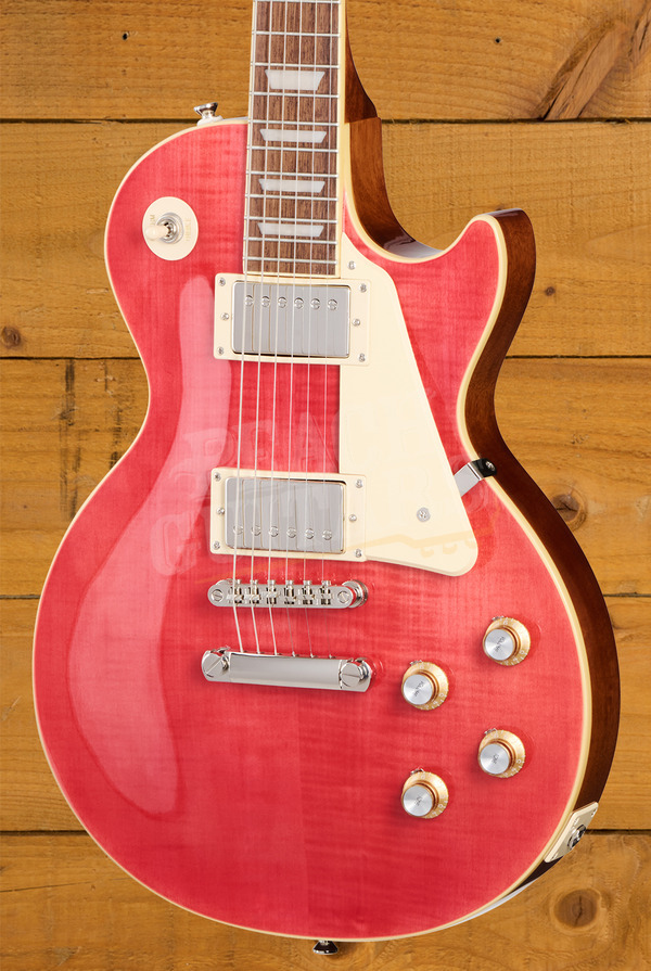 Epiphone Les Paul Standard 60s Figured | Fucshia w/Gigbag