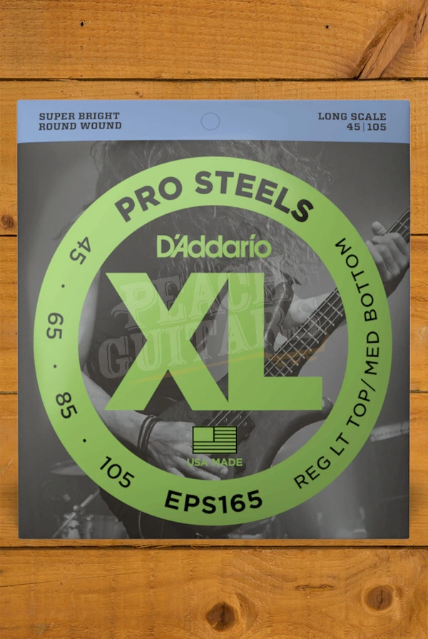 D'Addario EPS165 Pro Steels Bass Strings - Long Scale 45-105