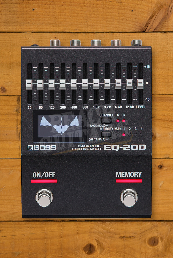 BOSS EQ-200 | Graphic Equalizer - Peach Guitars