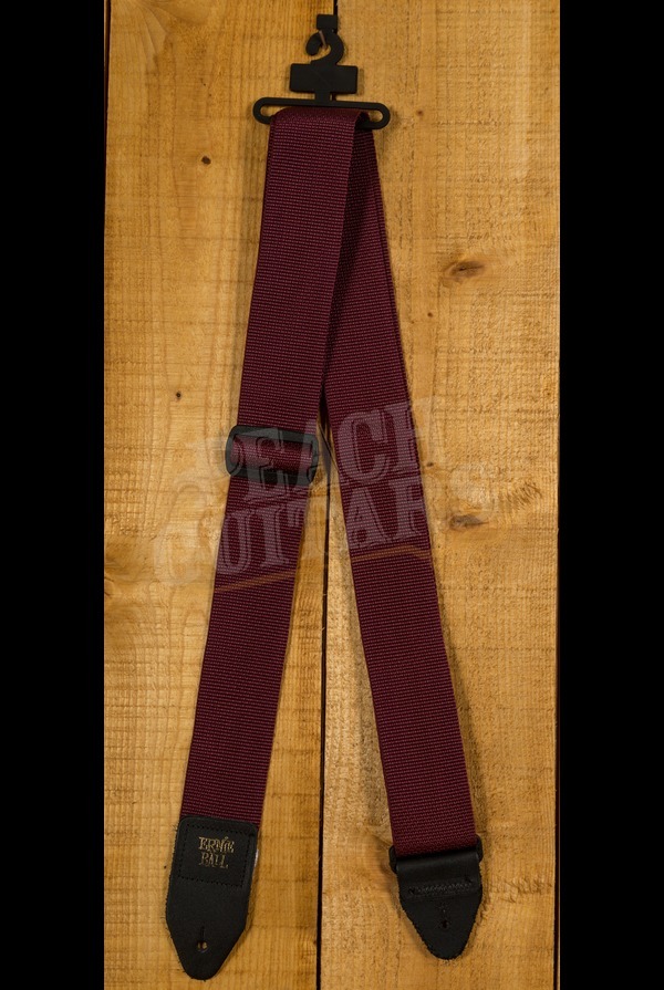 Ernie Ball Polypro Strap Burgundy Peach Guitars