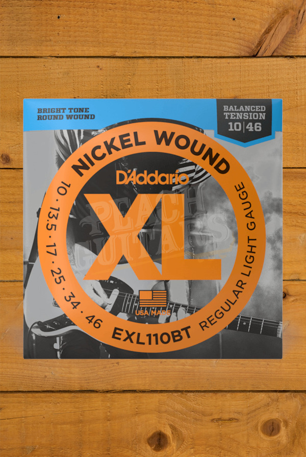 D'Addario Electric Strings | Nickel Wound - Light - 10-46 - Balanced Tension