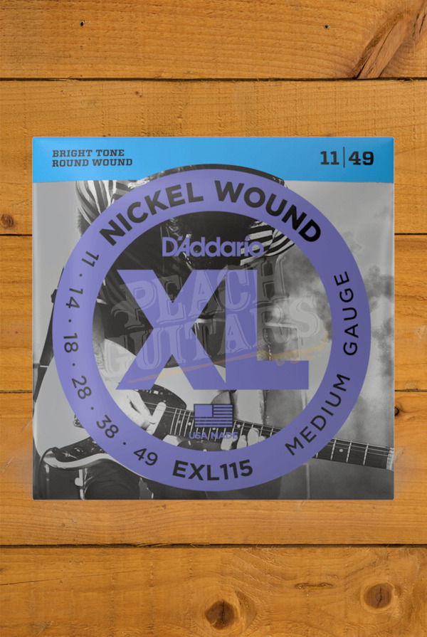 D'Addario Electric Strings | Nickel Wound - Medium - 11-49