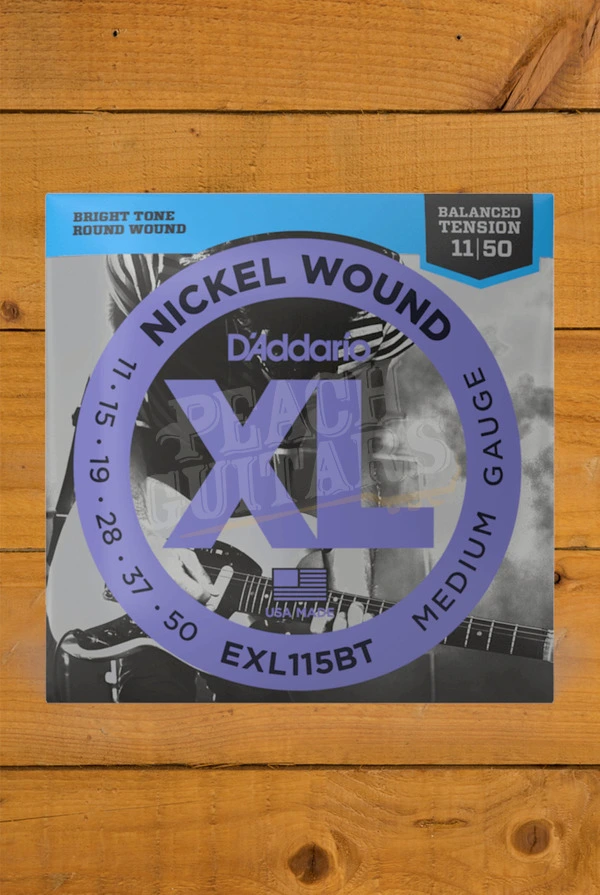 D'Addario EXL115BT Nickel Wound Electric Guitar Strings - Balanced Tension 11-50
