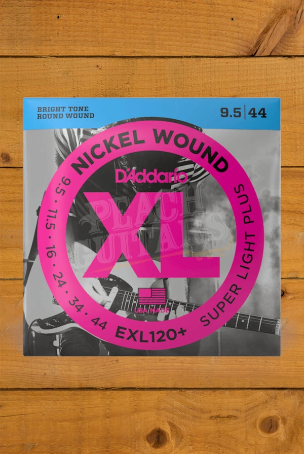 D'Addario EXL120+ Nickel Wound Electric Guitar Strings - 9.5-44