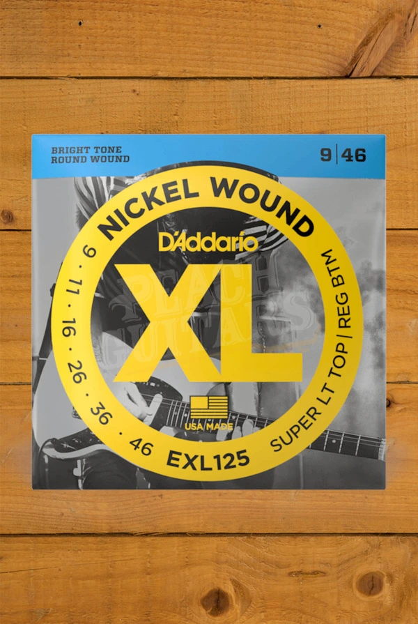 D'Addario EXL125 Nickel Wound Electric Guitar Strings - 9-46