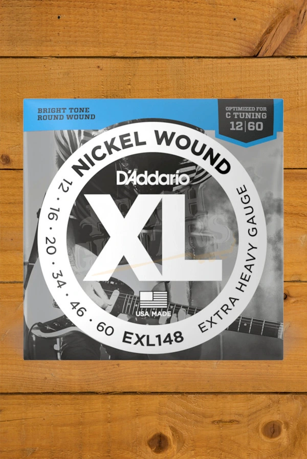 D'Addario EXL148 Nickel Wound Electric Guitar Strings - 12-60