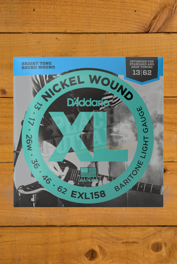 D'Addario Electric Strings | Nickel Wound - Baritone Light - 13-62