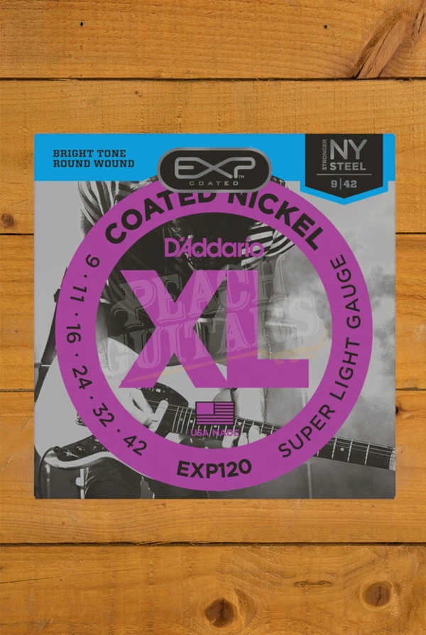 D'Addario Electric Strings | Coated Nickel - Super Light - 9-42