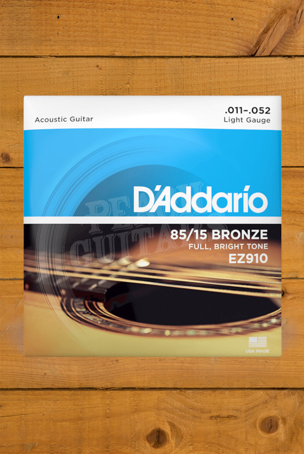 D'Addario Acoustic Strings | 85/15 Bronze - Light - 11-52
