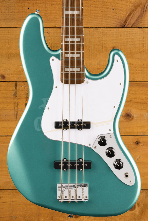 Squier Affinity Active Jazz Bass | Mystic Sea Foam Green - Laurel