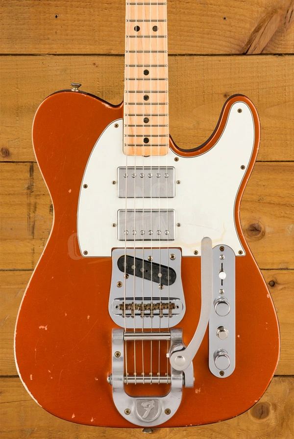 Fender Custom Shop Masterbuilt Dennis Galuszka Mike Campbell 72 Red Dog Tele - Faded Aged Candy Cola