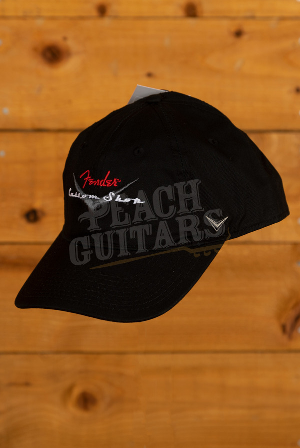 Fender Accessories | Custom Shop Baseball Hat - Black - One Size Fits Most