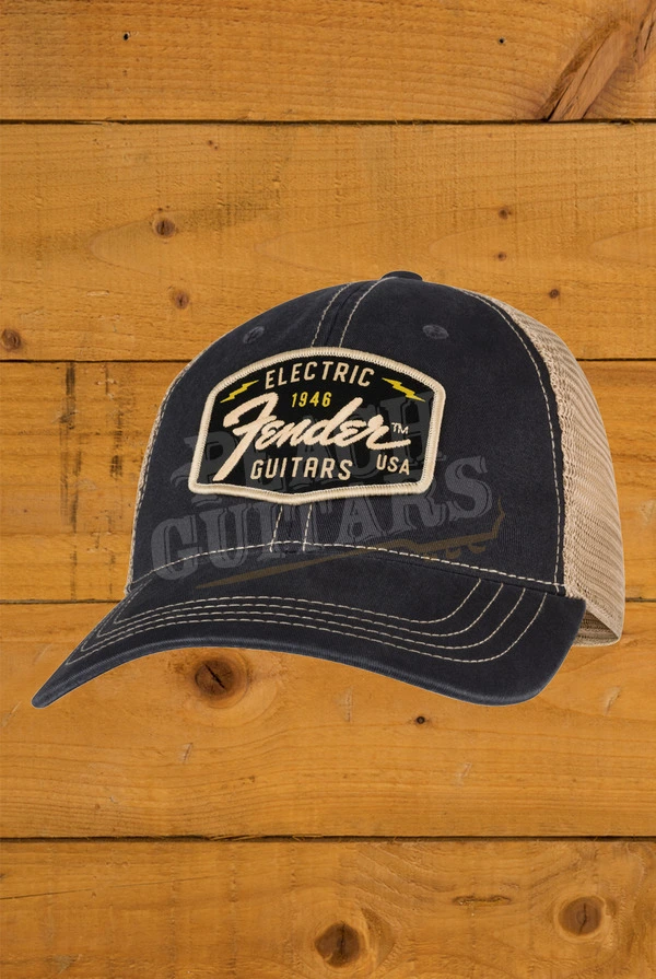 Fender Transition Logo Patch Hat - Black/Stone