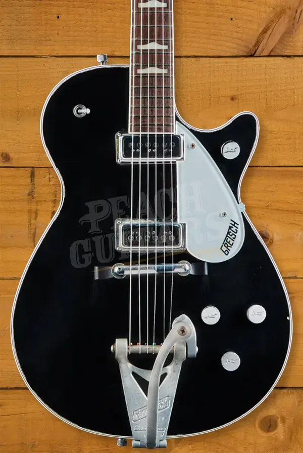 Gretsch Custom Shop Masterbuilt Stephen Stern G6128T-GH George Harrison Tribute Duo Jet - Black