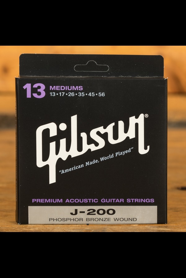 Gibson J-200 Acoustic Strings, Phosphor Bronze (Mediums)