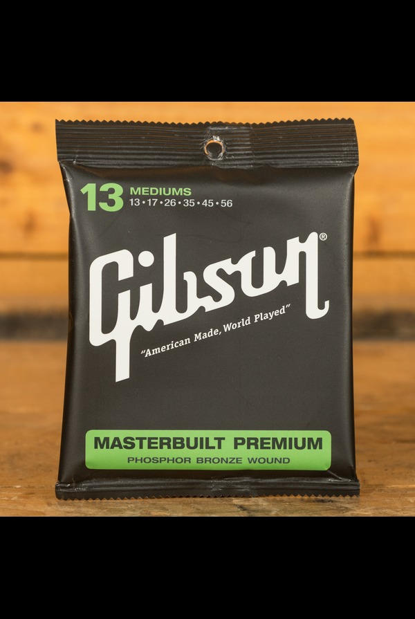 Gibson Masterbuilt Premium Acoustic Strings, Phosphor Bronze (Mediums)