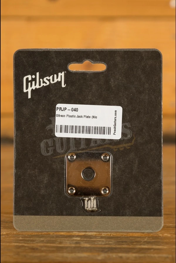 Gibson Plastic Jack Plate - Nickel