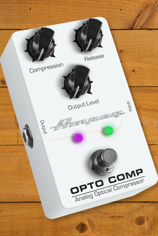 Ampeg Pedals | Opto Comp Analogue Optical Compressor
