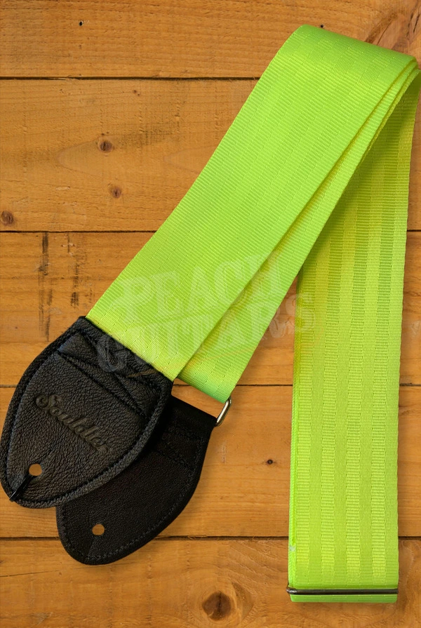 Souldier Seatbelt Guitar Straps | Brights - Electric Yellow