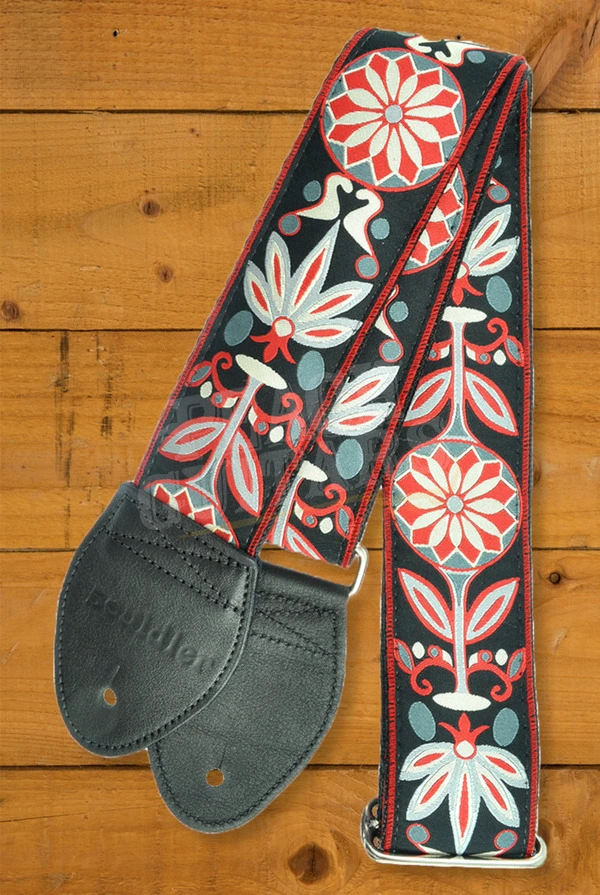 Souldier Classic Guitar Strap - Daisy - Grey