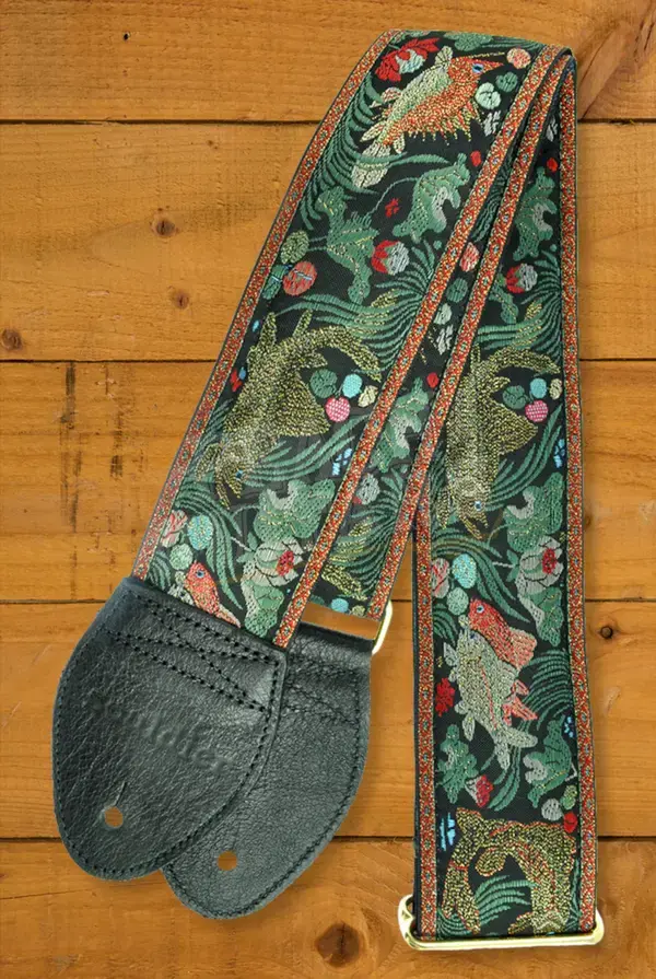 Souldier Classic Guitar Strap - Koi - Black