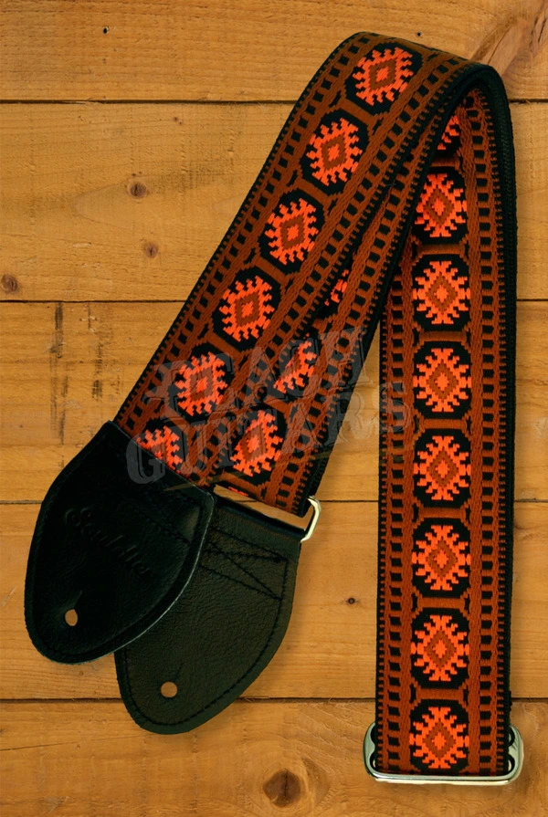 Souldier Classic Guitar Strap - Pillar - Brown/Orange