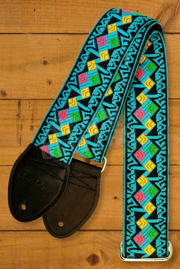 Souldier Classic Guitar Strap - Clapton - Turquoise