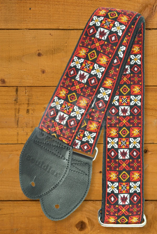 Souldier Classic Guitar Strap - Woodstock - Red