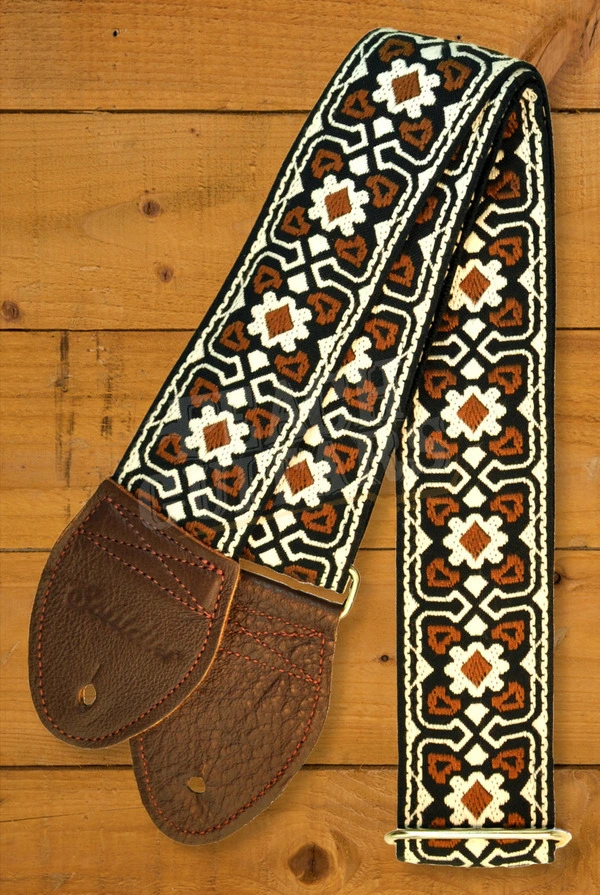 Souldier Classic Guitar Strap - Fillmore - Brown/White