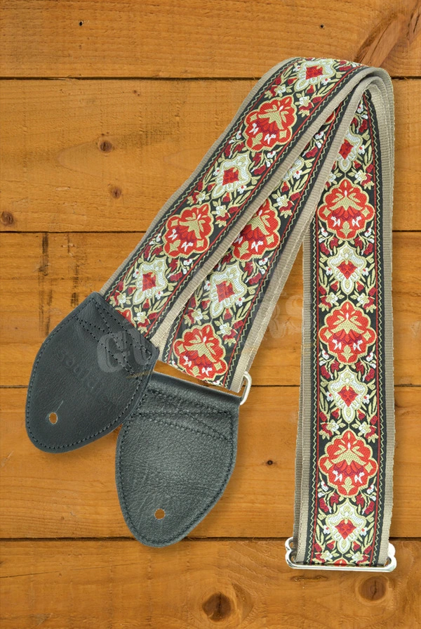Souldier Classic Guitar Strap - Cabernet - Burgundy