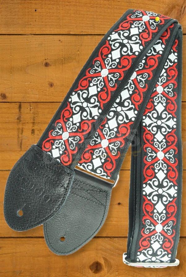 Souldier Classic Guitar Strap - Constantine - Black/Red