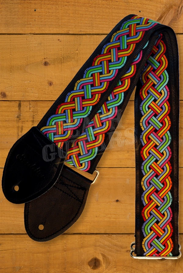 Souldier Classic Guitar Strap - Celtic Knot - Rainbow