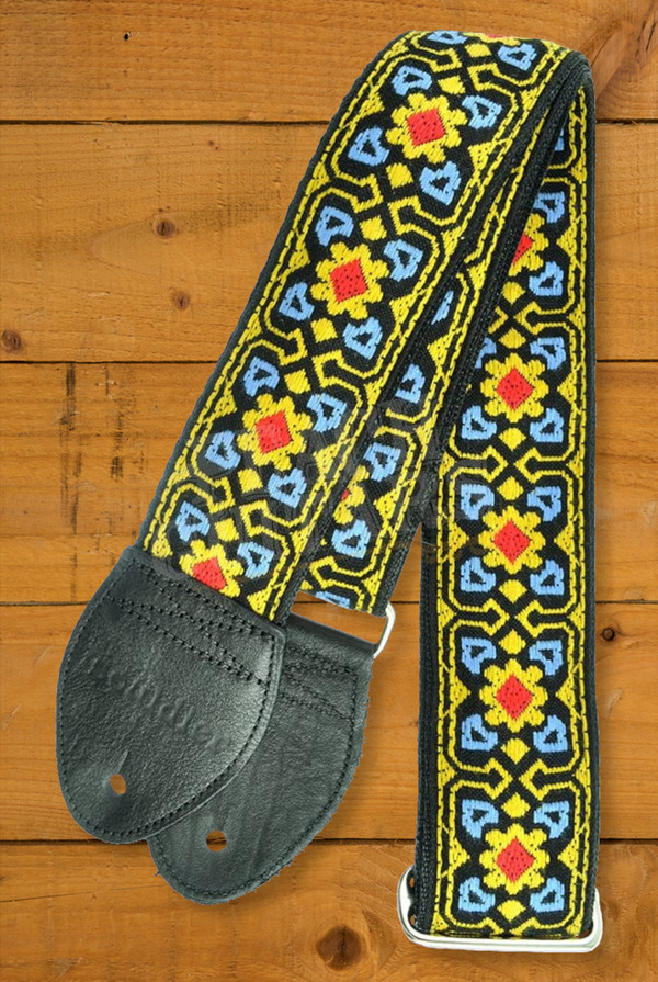 Souldier Classic Guitar Straps | Fillmore - Blue/Yellow