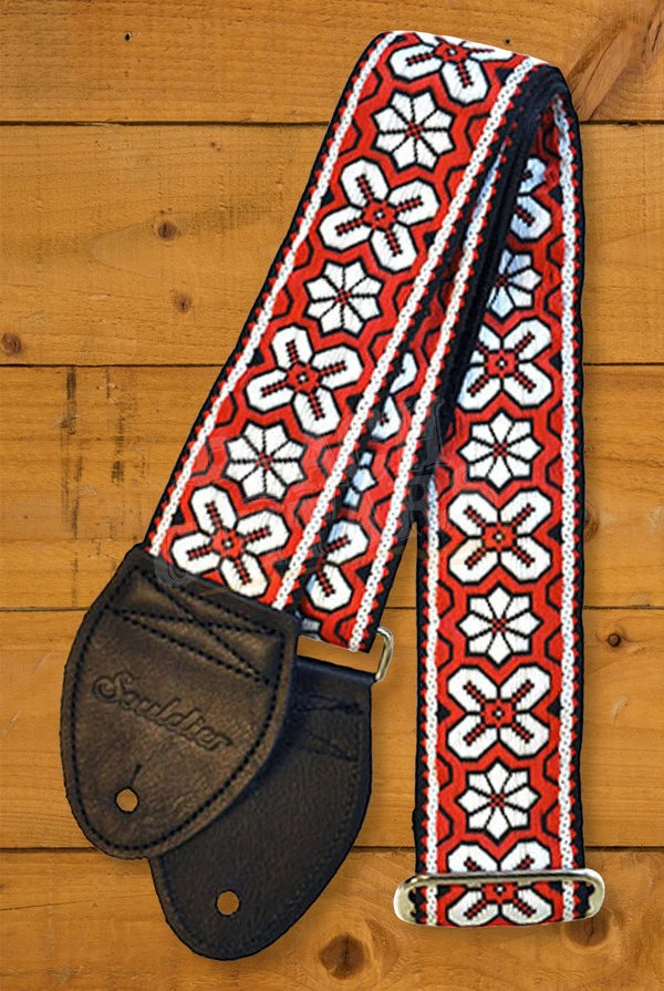 Souldier Classic Guitar Strap - Greenwich - Red