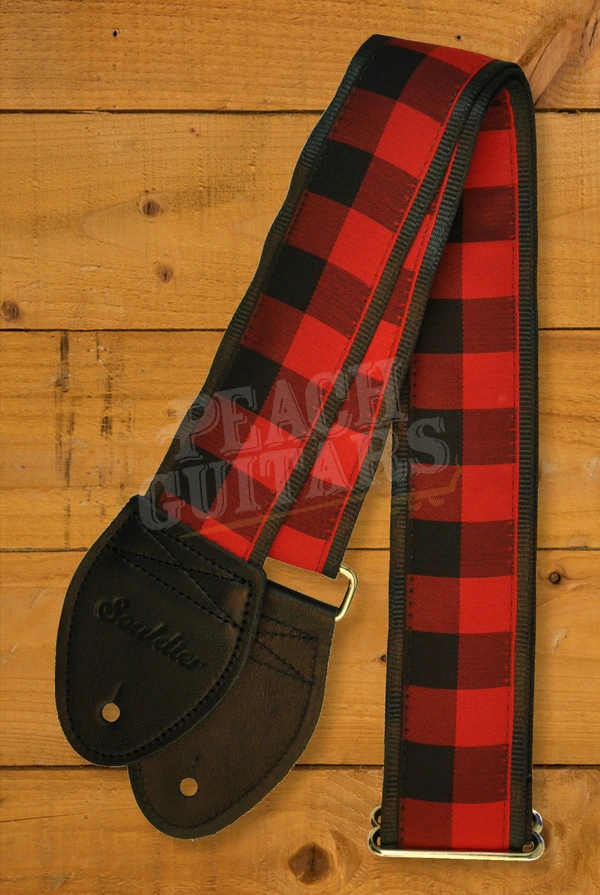 Souldier Classic Guitar Strap - Buffalo Plaid