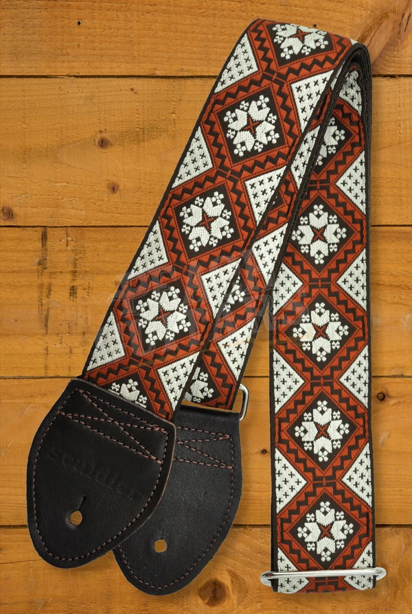 Souldier Classic Guitar Strap - Rustic - Burnt Orange