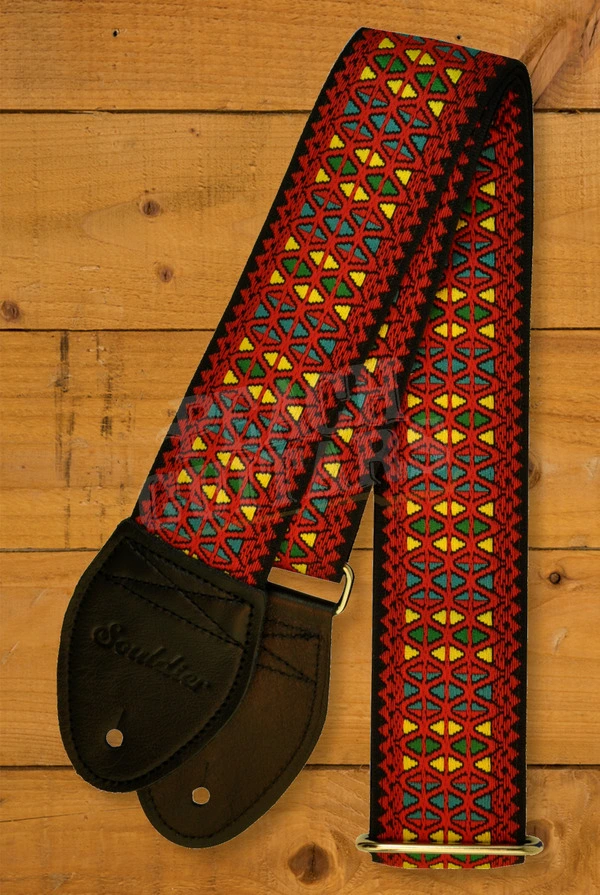 Souldier Classic Guitar Strap - Monterey - Red